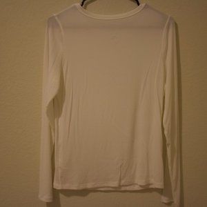 White long sleeve shirt
